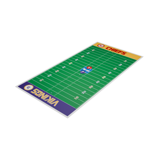630 Superbowl IV Vikings Chiefs Field Cover Kit