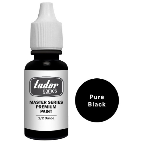 Tudor Games Paint - Pure Black