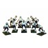 Electric Football 11 Reg Size Men in Blue Grey Away Uniform  (7-21-W) - Painted Players