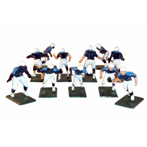 Electric Football 11 Reg Size Men in Dark Blue Light Blue Home Uniform  (7-32-D) - Painted Players