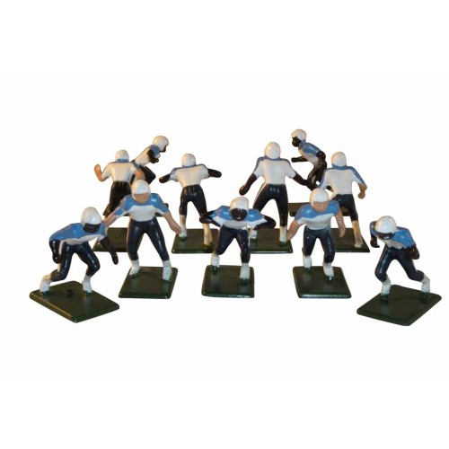 Electric Football 11 Reg Size Men in Navy Light Blue Away Uniform  (7-32-W) - Painted Players