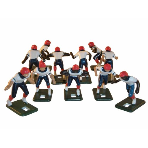 Electric Football 67 Big Men 11 in Navy Red Away Uniform (677-03-W) - Painted Players