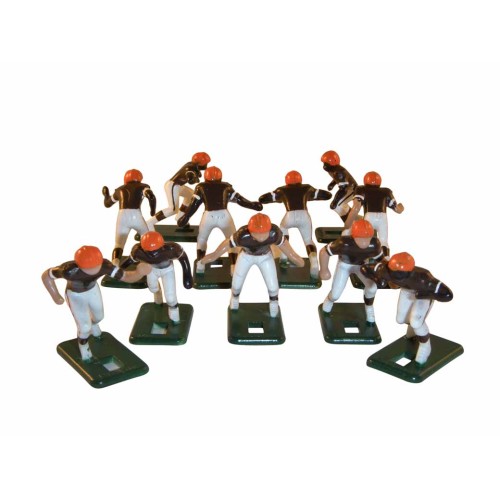 Electric Football 67 Big Men 11 in Brown Orange Home Uniform (677-05-D) - Painted Players