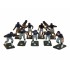 Electric Football 67 Big Men 11 in Grey Red Navy Home Uniform (677-16-D) - Painted Players