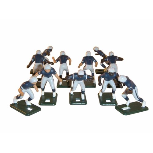 Electric Football 67 Big Men 11 in Grey Blue Home Uniform (677-21-D) - Painted Players