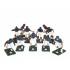 Electric Football 67 Big Men 11 in Dark Blue Home Uniform (677-23-D) - Painted Players