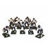 Electric Football 67 Big Men 11 in Dark Blue Away Uniform (677-23-W) - Painted Players