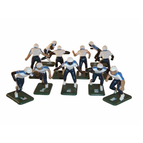 Electric Football 67 Big Men 11 in Navy Light Blue Away Uniform (677-32-W) - Painted Players