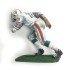 Pro Line Football Action Figures, Assortment 2, 5 White Unpainted 