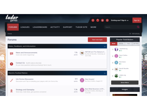 Explore the Official Tudor Games Forums