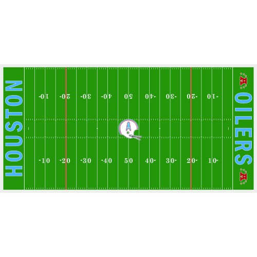 Houston Oilers NFL Field Cover Kit Houston Oilers NFL Field Cover Kit