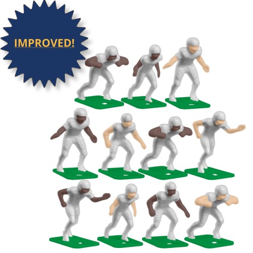 Electric Football Action Figures - Set of 11 with Pre-Painted Platforms and Skin Tones