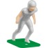 Electric Football Action Figures - Set of 11 with Pre-Painted Platforms and Skin Tones