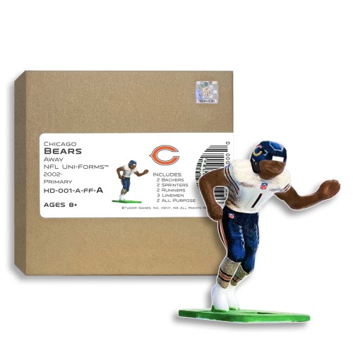 Chicago Bears NFL Away Uni-Forms, 11 Player Action Figure Kit, Primary 2002-