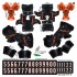 Cincinnati Bengals NFL Home Uni-Forms, 11 Player Action Figure Kit, Primary 2021-2023