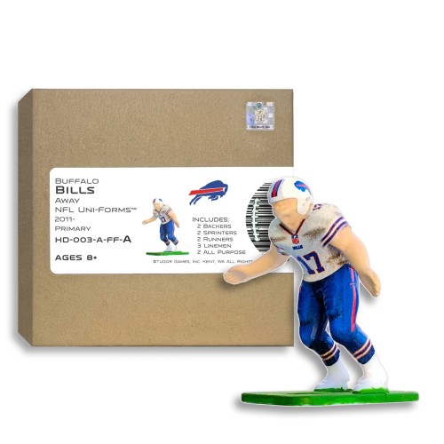 Buffalo Bills NFL Away Uni-Forms, 11 Player Action Figure Kit, Primary 2011-