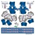 Buffalo Bills NFL Home Uni-Forms, 11 Player Action Figure Kit, Primary 2011-