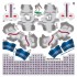 Buffalo Bills NFL Home Uni-Forms, 11 Player Action Figure Kit, Classic 2021-