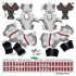 Tampa Bay Buccaneers NFL Away Uni-Forms, 11 Player Action Figure Kit, Primary 2020-