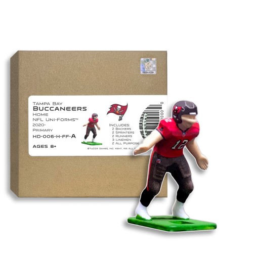 Tampa Bay Buccaneers NFL Home Uni-Forms, 11 Player Action Figure Kit, Primary 2020-