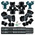 Philadelphia Eagles NFL Home Uni-Forms, 11 Player Action Figure Kit, Color Rush 2016-