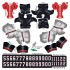 Atlanta Falcons NFL Home Uni-Forms, 11 Player Action Figure Kit, Classic 2022-