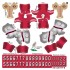 San Francisco 49ers NFL Home Uni-Forms, 11 Player Action Figure Kit, Classic 2021-