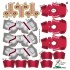 San Francisco 49ers NFL Home Uni-Forms, 11 Player Action Figure Kit, Classic 2021-