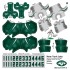 New York Jets NFL Away Uni-Forms, 11 Player Action Figure Kit, Primary 2019-2023