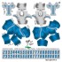 Detroit Lions NFL Away Uni-Forms, 11 Player Action Figure Kit, Primary 2017-2023