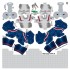 New England Patriots NFL Away Uni-Forms, 11 Player Action Figure Kit, Primary 2020-