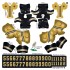 New Orleans Saints NFL Home Uni-Forms, 11 Player Action Figure Kit, Classic 2022-