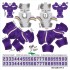 Minnesota Vikings NFL Away Uni-Forms, 11 Player Action Figure Kit, Primary 2006-