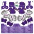 Minnesota Vikings NFL Home Uni-Forms, 11 Player Action Figure Kit, Primary 2006-