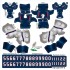 Houston Texans NFL Home Uni-Forms, 11 Player Action Figure Kit, Primary 2000-2023