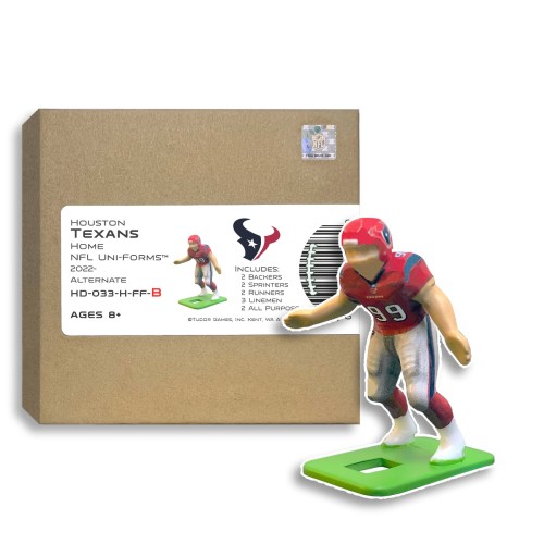 Houston Texans NFL Home Uni-Forms, 11 Player Action Figure Kit, Alternate 2022-2023