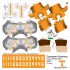 Tennessee Volunteers Home Uni-Forms, 11 Player Action Figure Kit, Primary 2021-