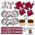 South Carolina Gamecocks Home Uni-Forms, 11 Player Action Figure Kit, Primary 2023-