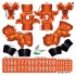 Cincinnati Bengals NFL Home Uni-Forms, 11 Player Action Figure Kit, Primary 2024-