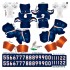 Denver Broncos NFL Home Uni-Forms, 11 Player Action Figure Kit, Alternate 2024-  