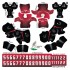 Atlanta Falcons NFL Home Uni-Forms, 11 Player Action Figure Kit, Alternate 2020-2022