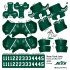 New York Jets NFL Home Uni-Forms, 11 Player Action Figure Kit, Primary 2024- 