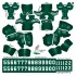 New York Jets NFL Home Uni-Forms, 11 Player Action Figure Kit, Primary 2024- 