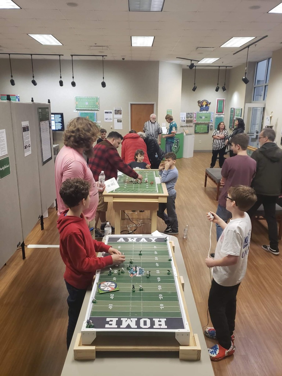 Kids playing Electric Football