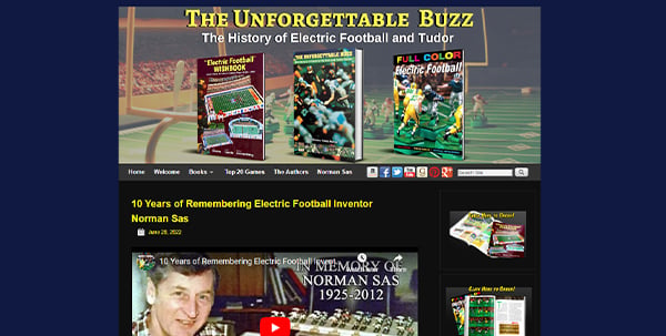 The Unforgettable Buzz - Electric Football Blog