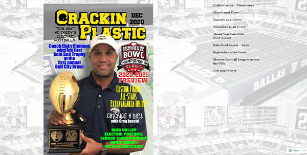 Crackin Plastic Magazine - Electric Football Magazine